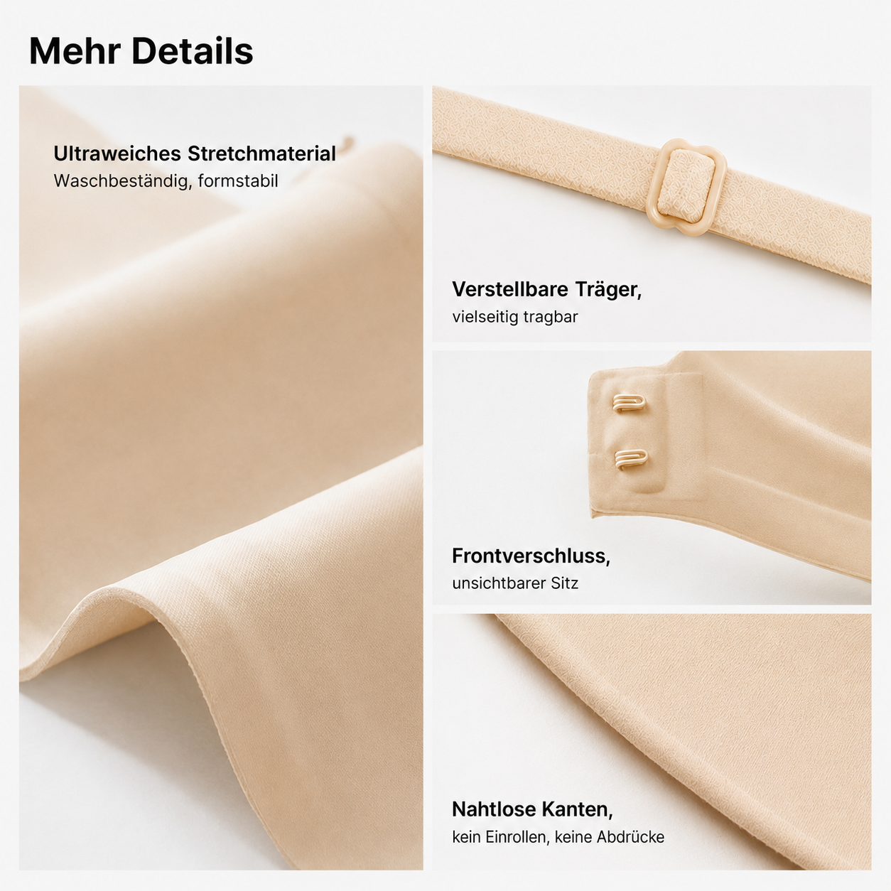 nulooa™ Trägerloser Push-up-BH