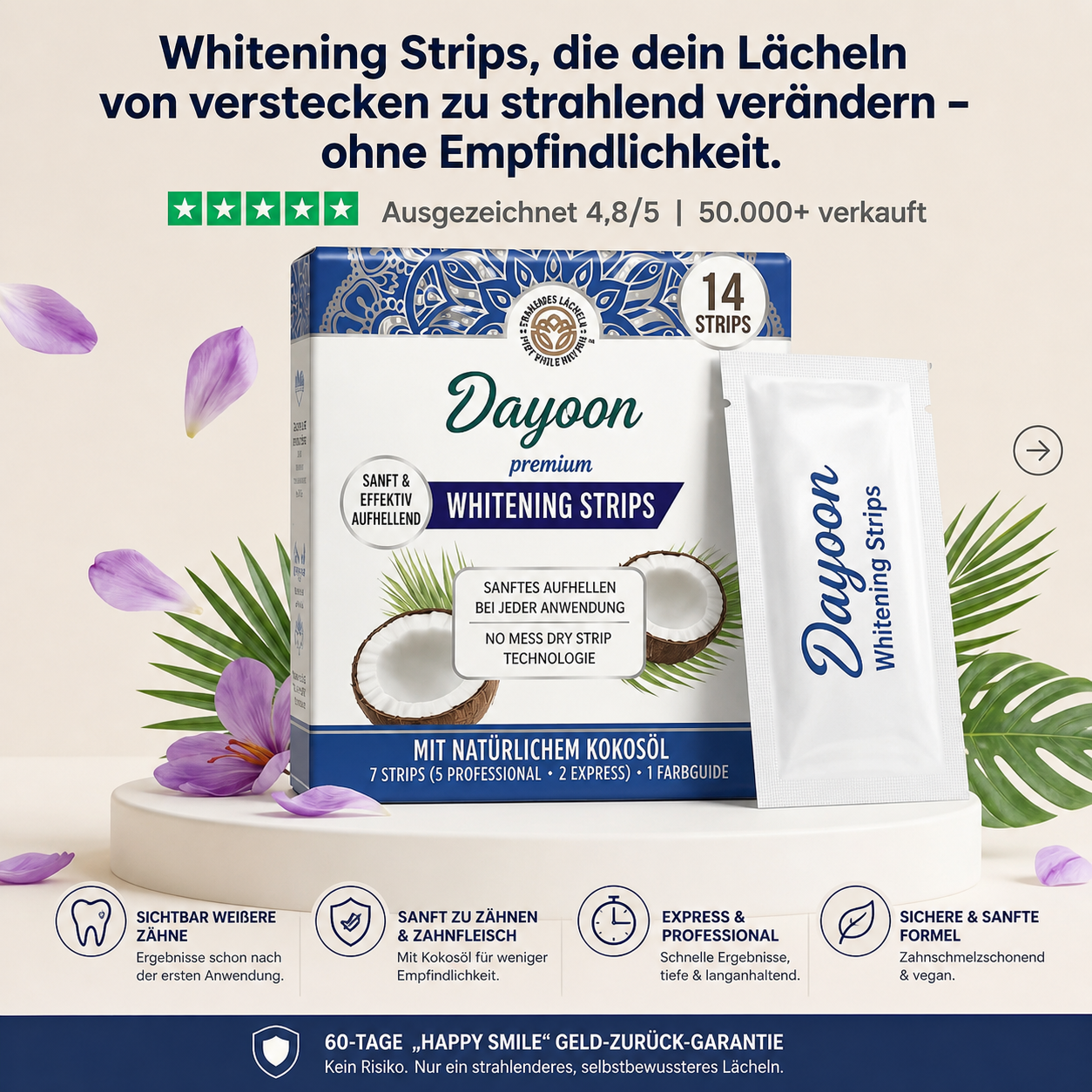 nulooa™ Whitening-Streifen