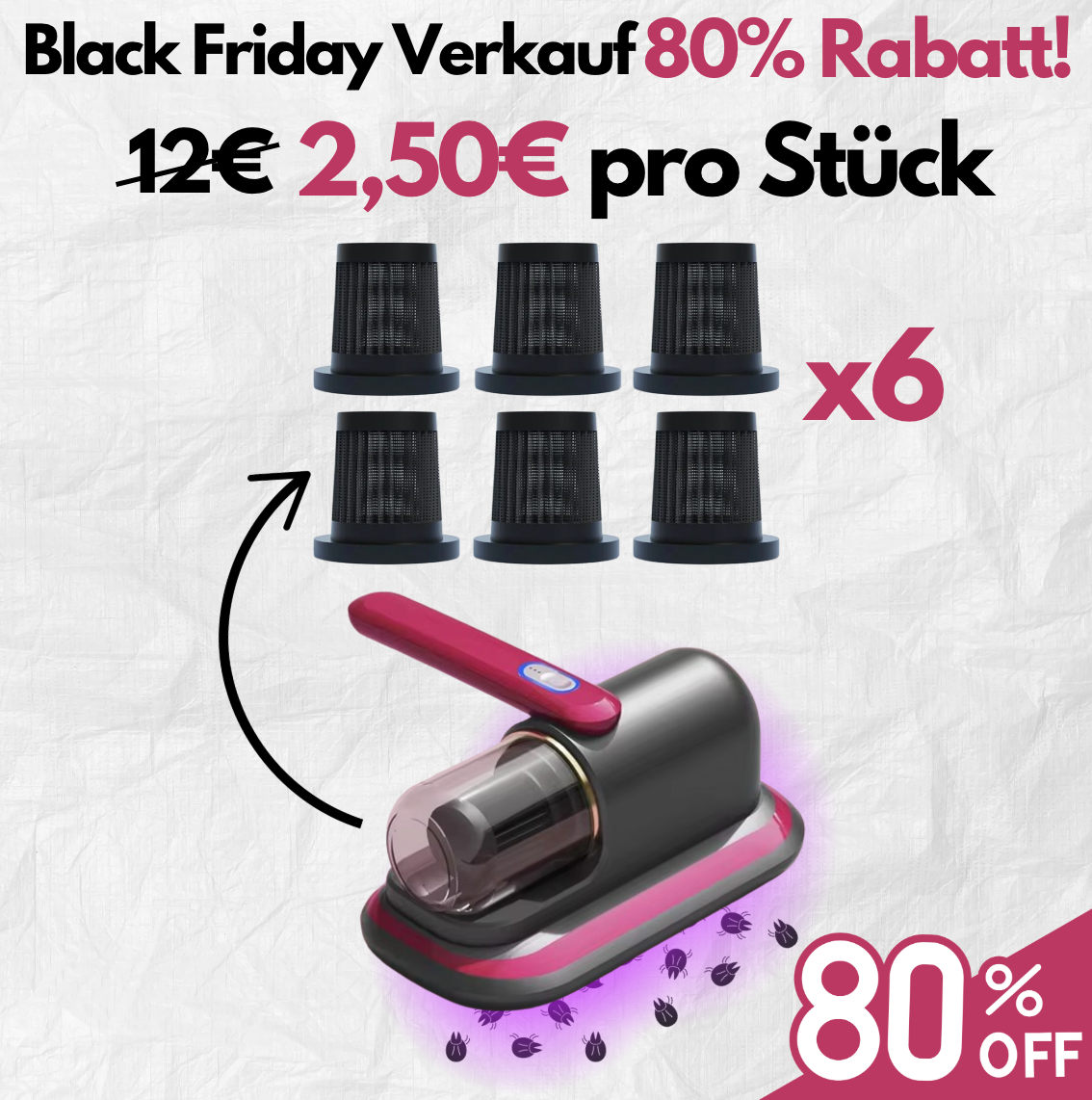 6 Zusätzliche Ersatzfilter