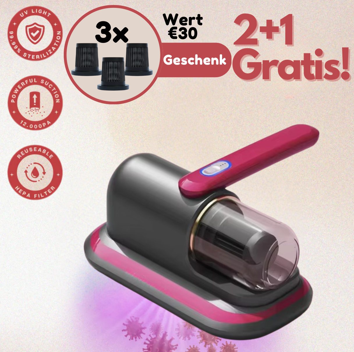 nooroa™ DeepVac | 2 Kaufen, 1 Gratis!